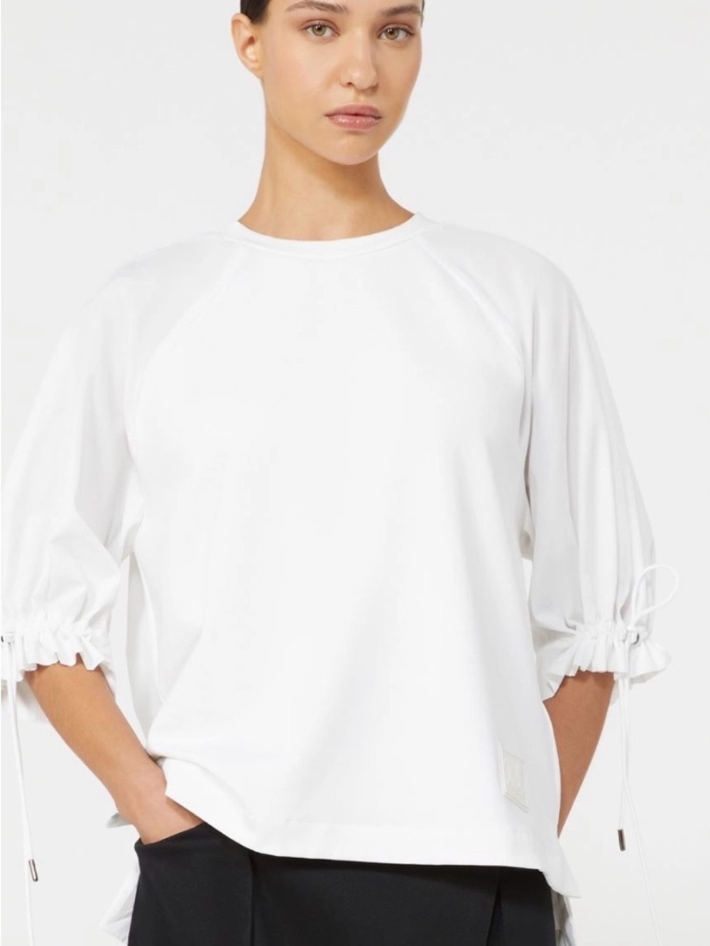 MaxMara White Short-Sleeve Tee